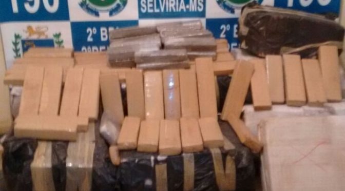 Polícia Militar apreende mais de meia tonelada de maconha