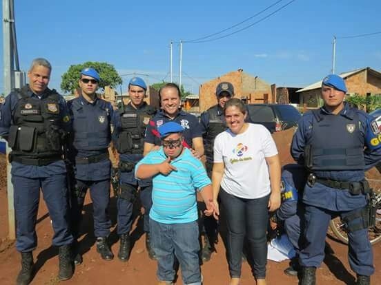 Coronel David e projeto social organizam festa surpresa para jovem fã da Guarda Municipal
