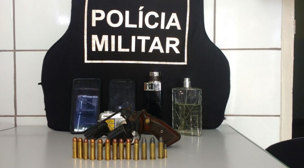 Polícia Militar de Aparecida do Taboado prende foragido e apreende arma de fogo