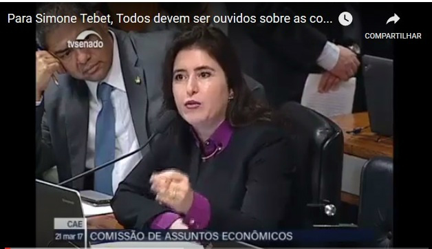 Para Simone Tebet  setor produtivo e trabalhadores devem ser ouvidos 