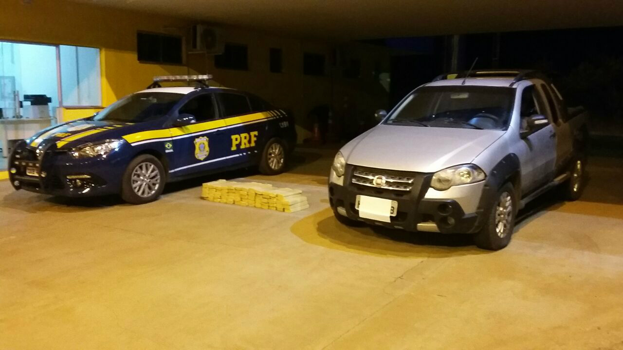 PRF apreende em água clara/ms 70 kg de maconha que seriam entregues em Cariacica/ES