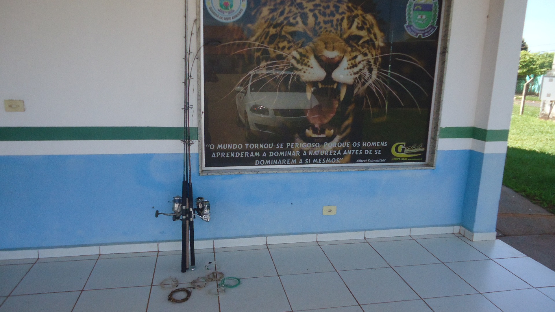 Polícia Ambiental autua turista paulista por pesca ilegal no rio Verde em Brasilândia