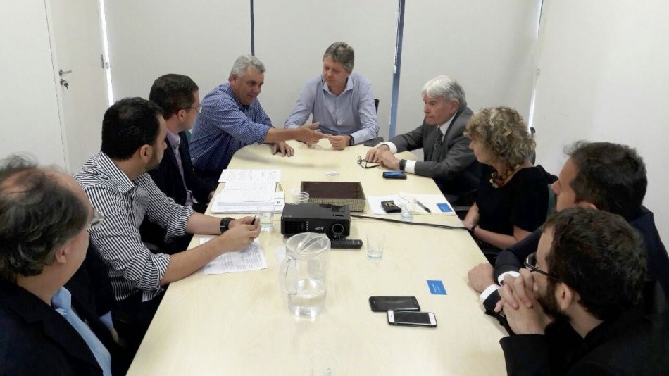 Representantes do Governo do Estado, Três Lagoas e Petrobras se reúnem em Campo Grande Representantes do Governo do Estado, Três Lagoas e Petrobras se reúnem em Campo Grande