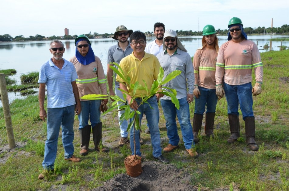 Fibria faz doação de mudas de árvores para os novos bosques da Lagoa Maior Fibria faz doação de mudas de árvores para os novos bosques da Lagoa Maior