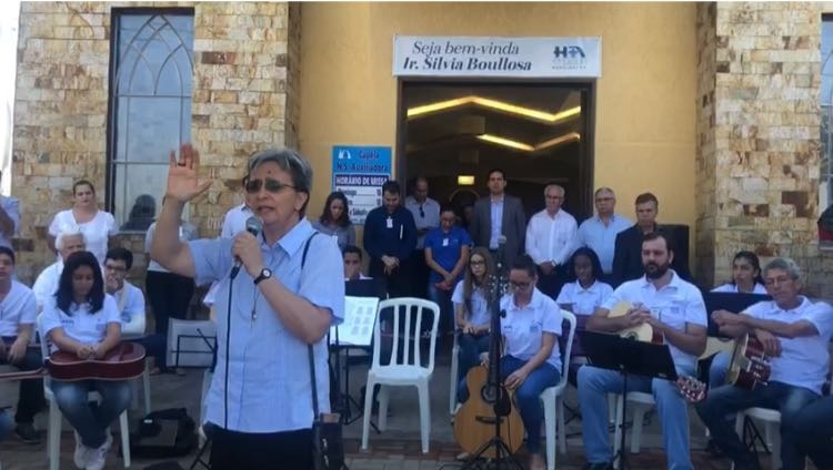 Irmã conselheira visita Hospital Nossa Senhora Auxiliadora