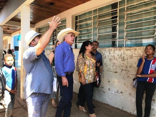 Prefeito anuncia reforma na Escola Municipal Maria de Lourdes Lopes