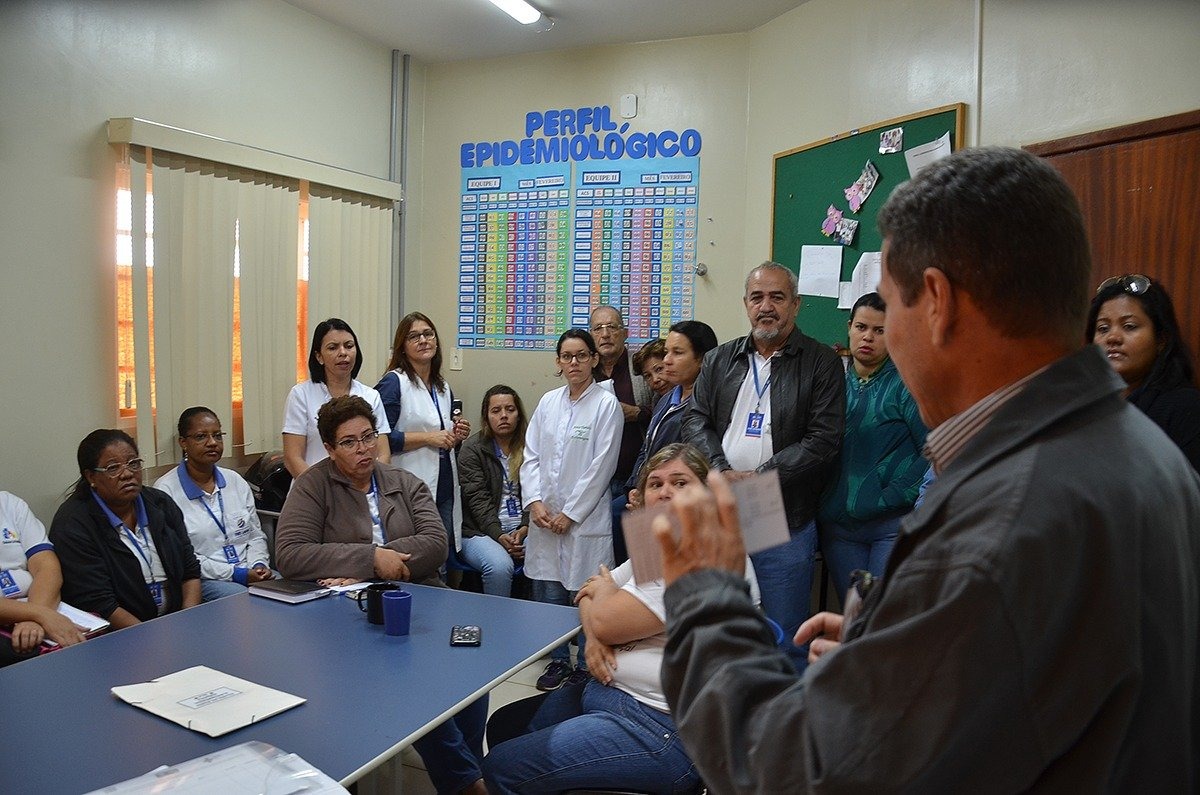 Equipes da Vigilância em Saúde e Saneamento visitaram ESF Jardim Maristela