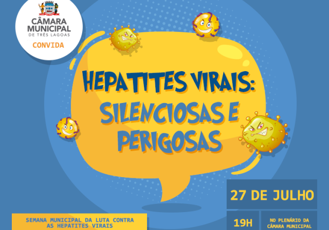 Câmara de Três Lagoas promove palestra sobre hepatites virais Câmara de Três Lagoas promove palestra sobre hepatites virais