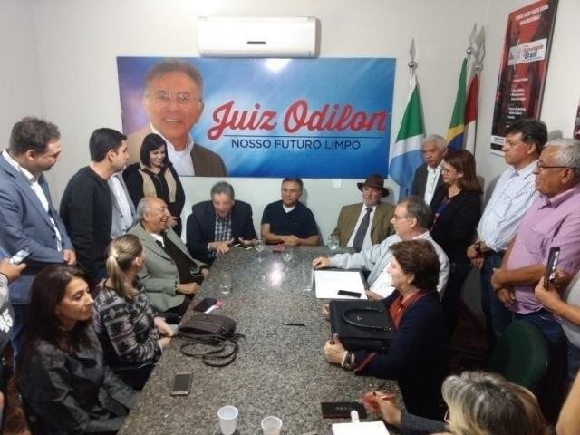 Odilon foi primeiro a registrar candidatura ao governo