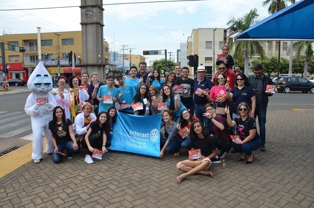 Rotary Club de Três Lagoas apoia campanha de vacinação contra sarampo e pólio