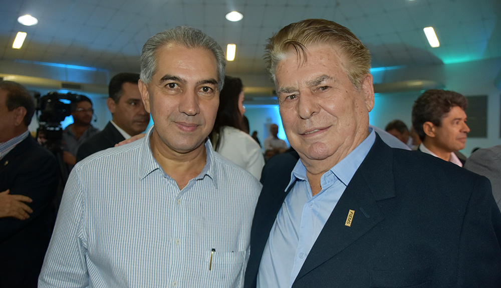 Na Expogrande, presidente do Sicadems pede a ministro ações para normalizar abates