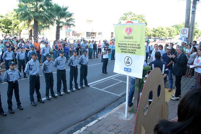 Prefeito Guerreiro faz abertura da campanha "Semana Municipal do Trânsito" Prefeito Guerreiro faz abertura da campanha